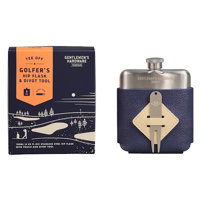 Tuotekuva 2 - Gentlemen's Hardware Golfer's Hip Flask & Divot Tool Set