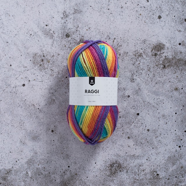 Produktbilde 1 for Raggi Garn Ullmix 100 g Splash (15115) Järbo