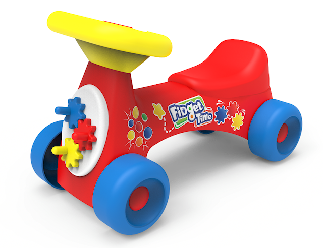 Tuotekuva 1 - Ride On Fidget Time Red Fisher Price