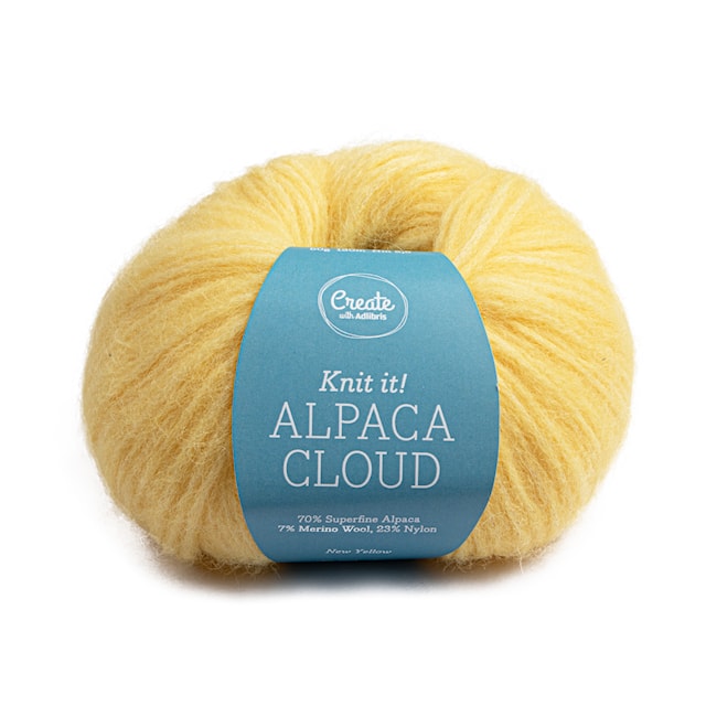 Alpaca Cloud 50 g New Yellow A287 Adlibris