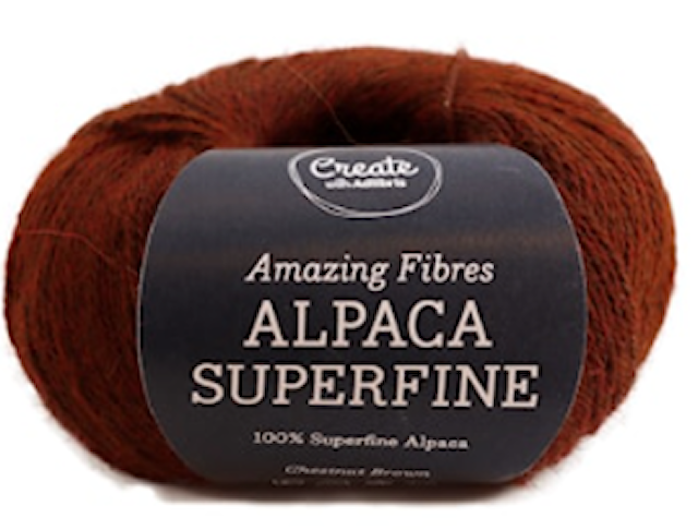 Alpaca Fine 50 g Chestnut brown A207 Adlibris