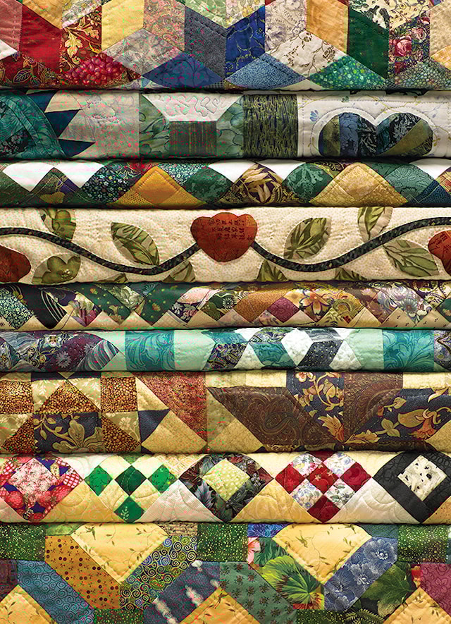 Produktbild 4 för Pussel Grandma's Quilts Random Cut - 1000 bitar, Cobble Hill