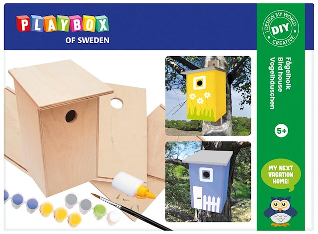 Produktbilde 1 for Hobbysett Fuglekasse Playbox