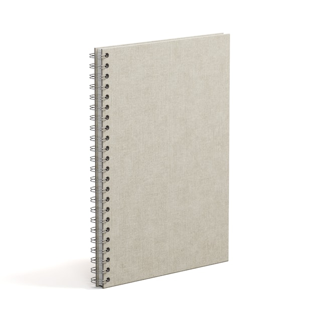 Produktbilde 2 for Notatbok A4 Linjert Linen 90 Sider Bigso Box of Sweden