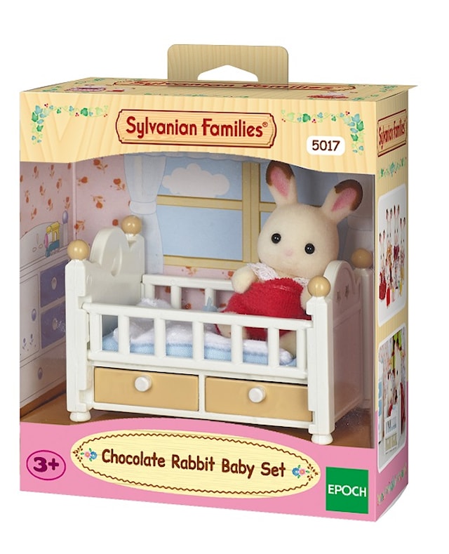 Produktbilde 2 for Sjokoladekanin-baby m/sprinkelseng, Sylvanian Families