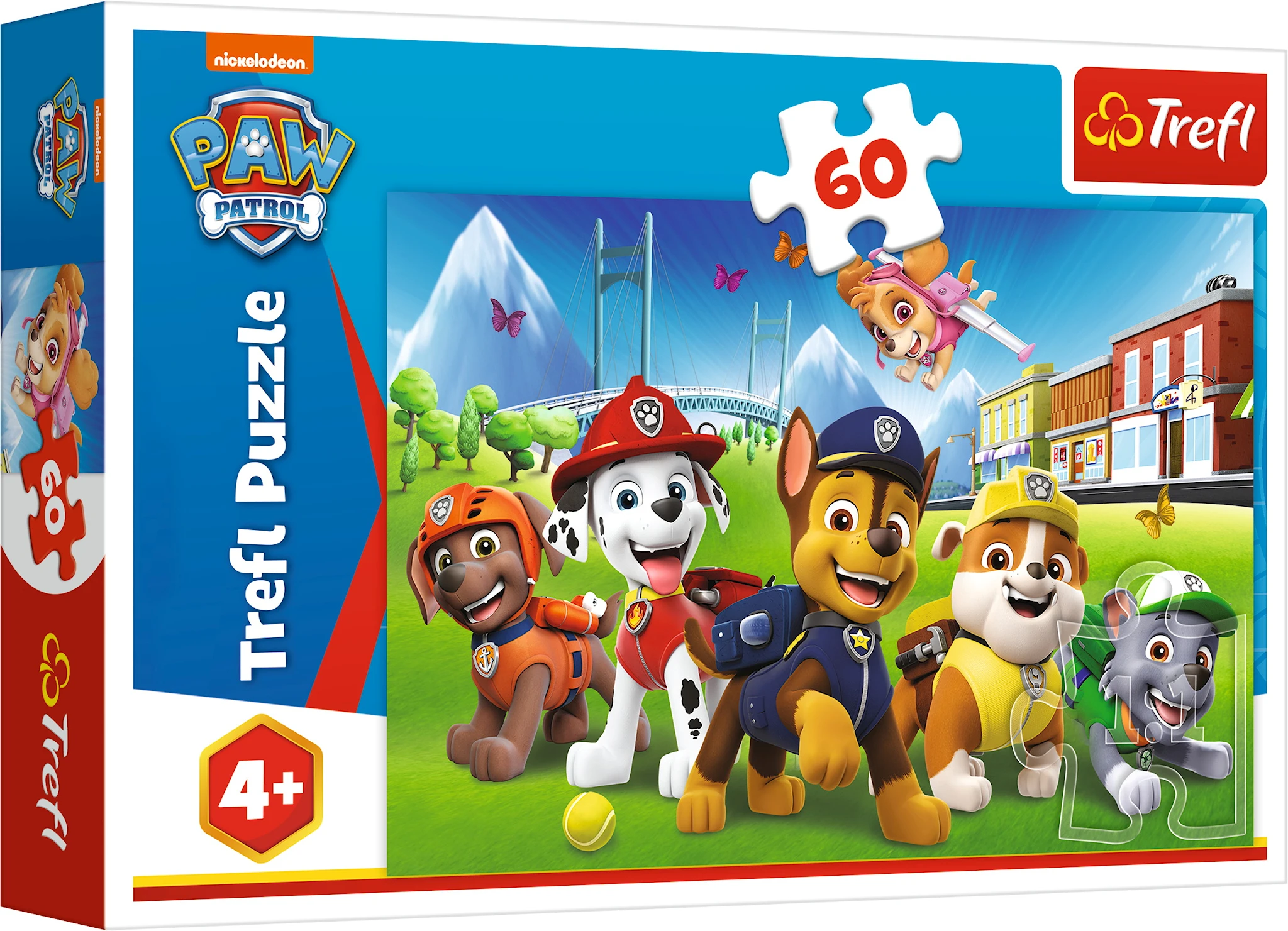 Produktbild för Pussel Paw Patrol 60 bitar, Trefl