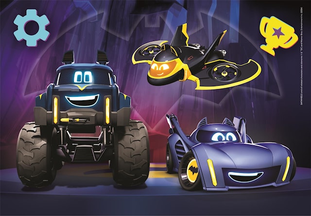 Produktbilde 2 for Puslespill 2x60 brikker Batwheels, Clementoni