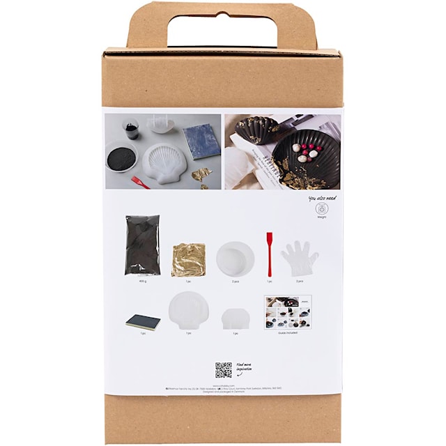 Produktbild 6 för DIY Kit Resingjutning Snäcka Svart Guld Creativ Company