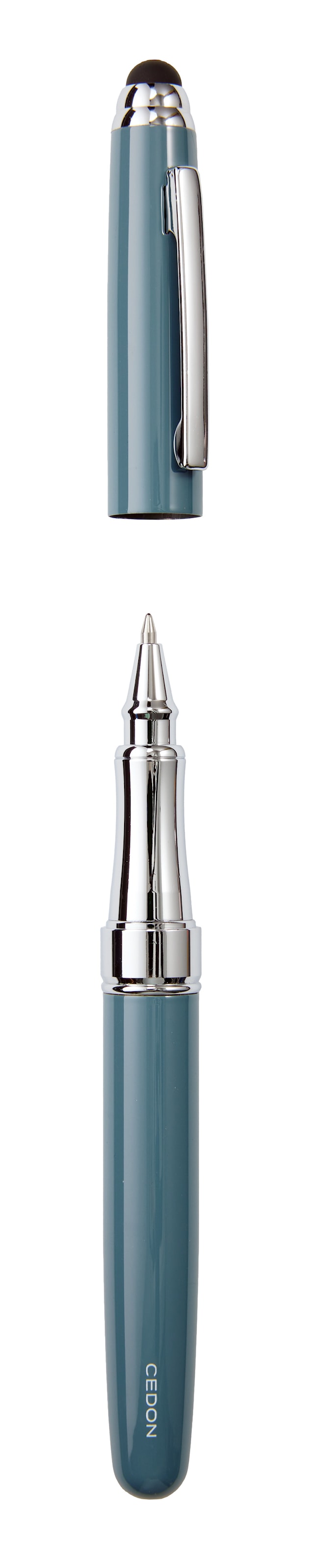 Tuotekuva 2 - Kynä Rollerball Touchtop Harmaasininen Cedon