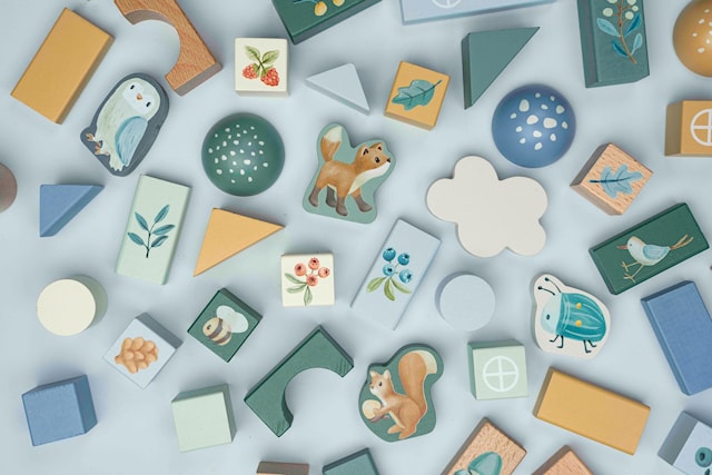 Produktbilde 2 for Forest Friends Byggeklosser i Tre Little Dutch