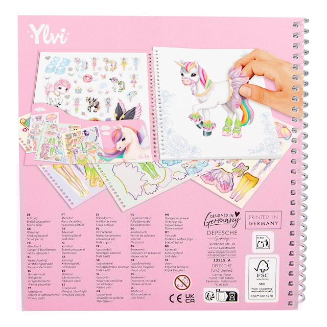 Produktbilde 5 for Ylvi Dress Me Up Klistremerkebok