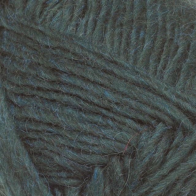 Léttlopi Garn Ull 50 g Mörkgrön Mel. (1405) Istex