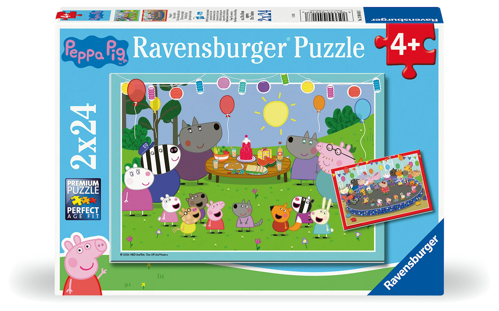 Produktbilde for Peppa Pig Puzzle 2x24 brikker, Ravensburger