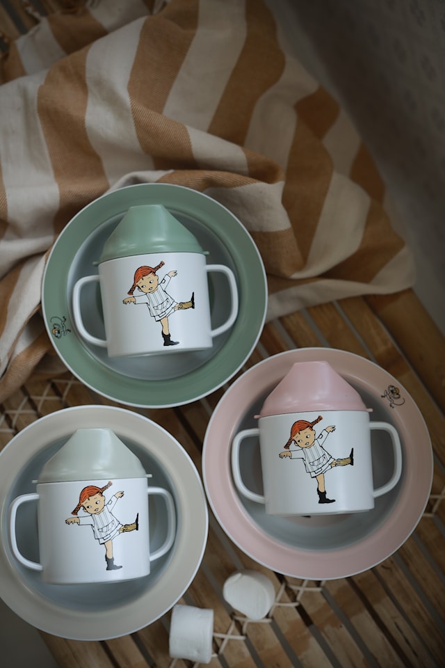 Produktbild 2 för Pippi Cirkus Sugkoppstallrik beige Rätt Start