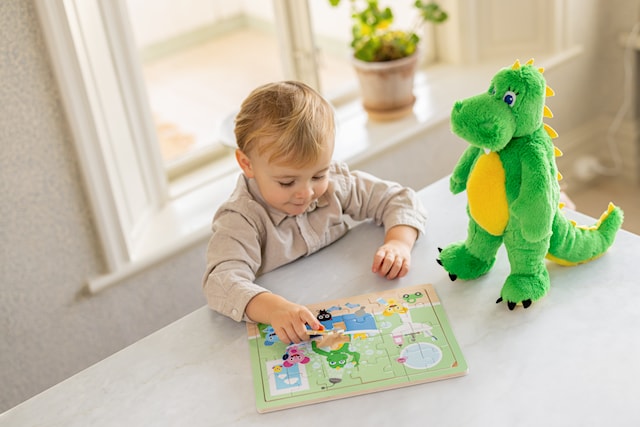 Bolibompa- Draken i badrummet Pussel 24 bitar Teddykompaniet