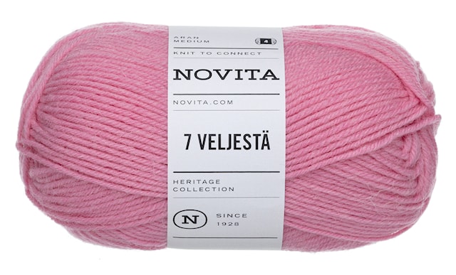 7 Veljestä Nature Villasekoite 100g  Karamelli (510) Novita