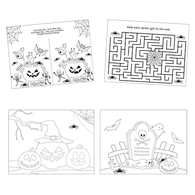 Tuotekuva 4 - Aktiviteettikirja Halloween