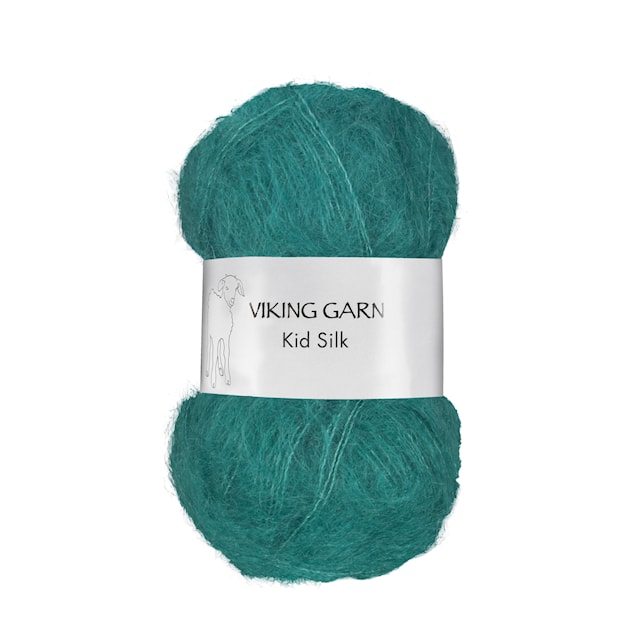 Kid/Silk Garn 25 g Jade 339 Viking Garn