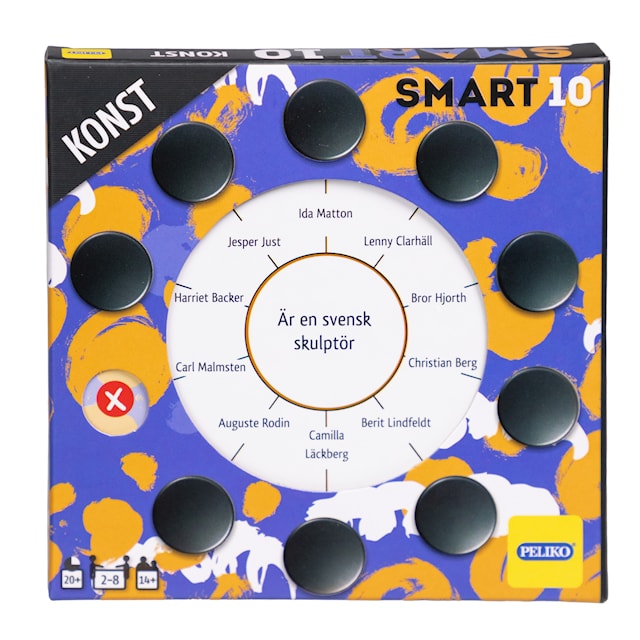 Produktbilde 1 for SMART10 Frågekort Konst (SE)
