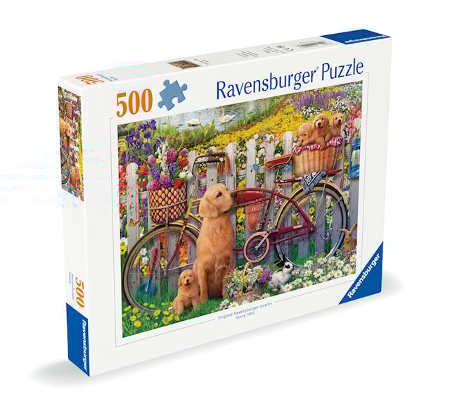 Tuotekuva 2 - Cute Dogs In The Garden Palapelit 500 palaa, Ravensburger