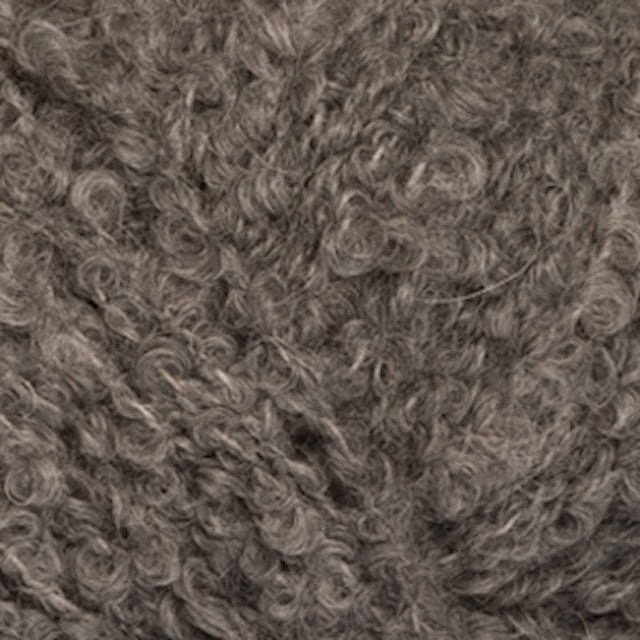 Alpaca Bouclé Mix Garn Alpakkamiks 50 g Grå 0517 Drops