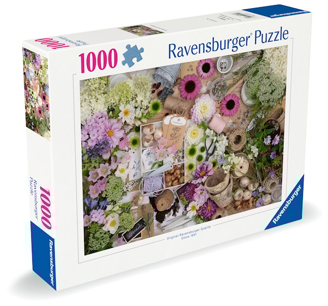 Produktbild 4 för Pussel Magnificent Flower Love 1000 bitar, Ravensburger