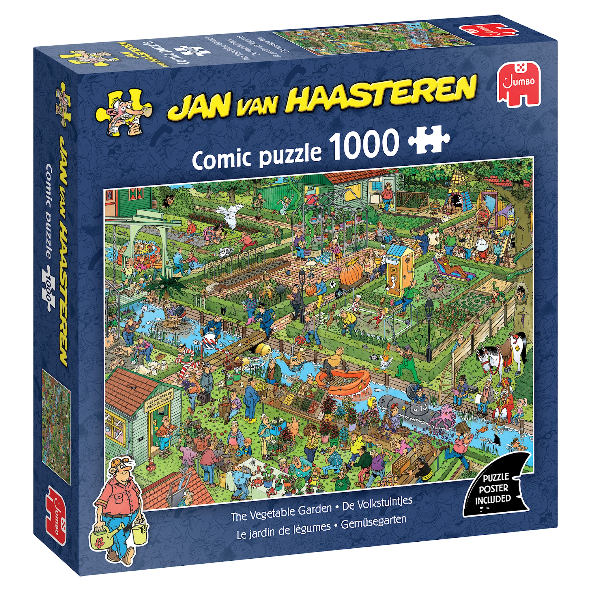 Tuotekuva ille Jan van Haasteren The Vegetable Garden Palapelit 1000 palaa, Jumbo