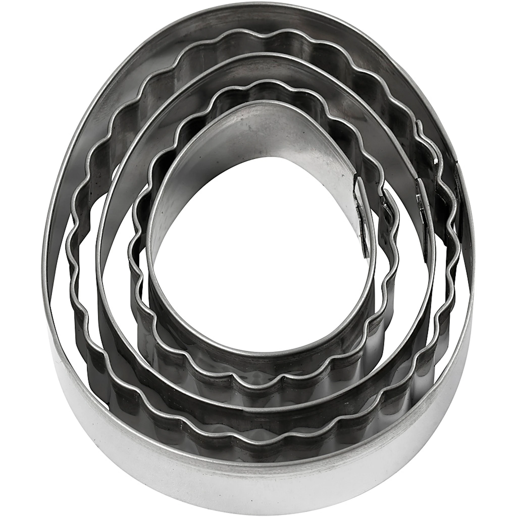 Produktbilde for Utstikksformer, egg, str. 8 cm, 5 stk./ 1 pk.