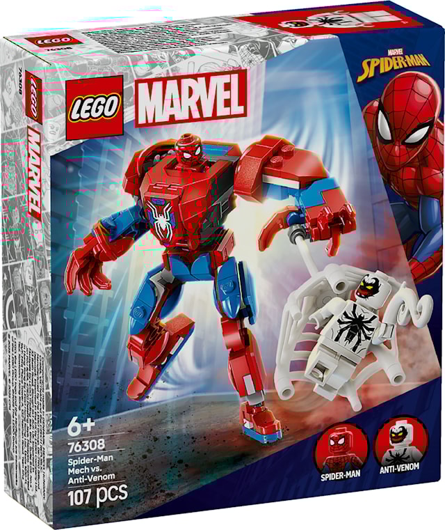 Produktbild 1 för Spider-Mans robot mot Anti-Venom LEGO® Super Heroes (76308)