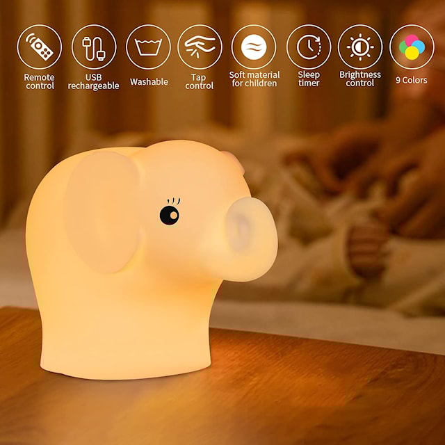 Produktbild 3 för Elefant Nattlampa NITELITE