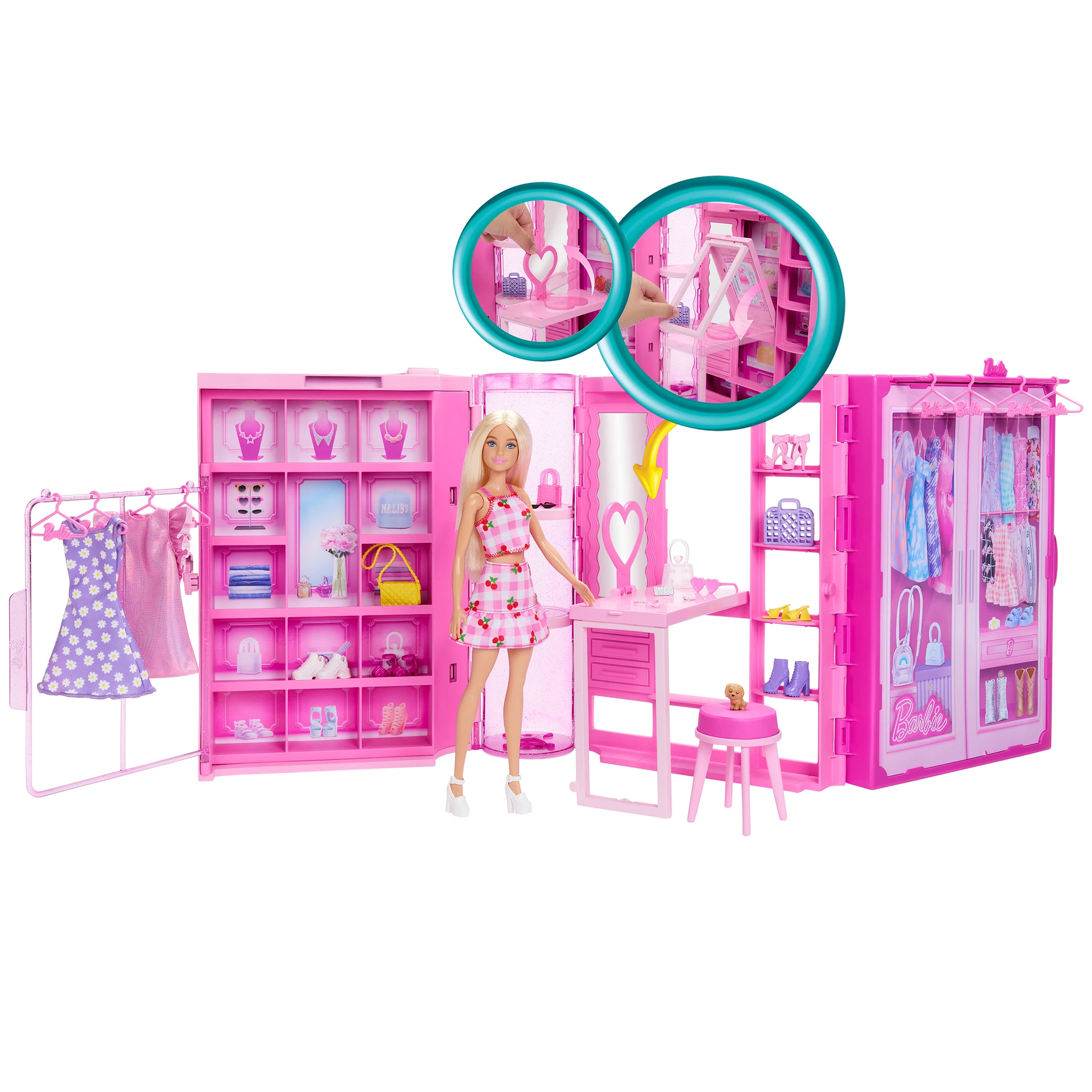 Produktbilde for Barbie Fashion Fun Garderobe Og Dokke
