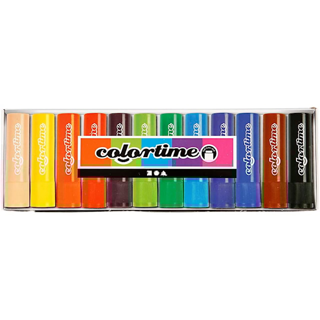 Produktbilde 6 for Soft Color Stick, L: 8 cm, ass. farger, 12 stk./ 1 pk.