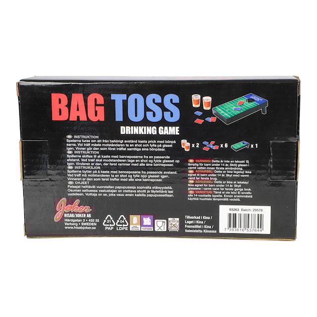 Produktbild 4 för Bag Toss Drinking Game Hisab Joker