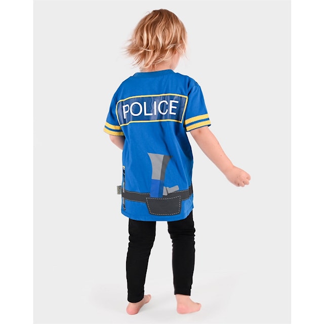 Produktbild 5 för Polis T-shirt 98-104 cl Bomull Den Goda Fen