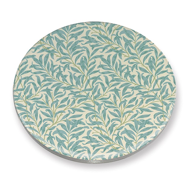 Coaster i keramikk Morris Modern Willow Bough - Turkis