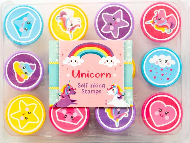 Produktbilde 1 for Stempler Enhjørninger 12-pack