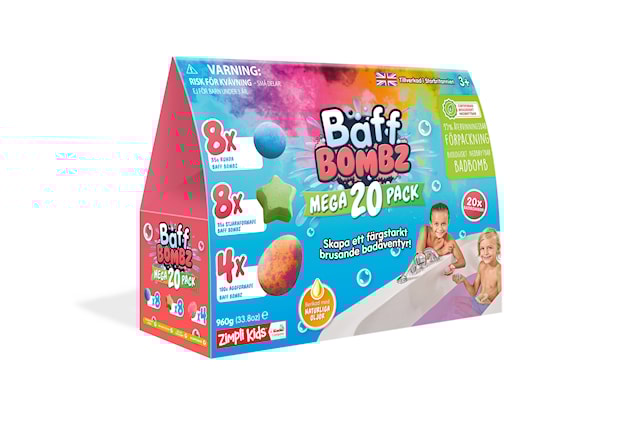 Zimpli Kids Baff Bombz Badbomber Mega Pack
