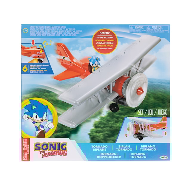 Produktbild 6 för Sonic the Hedgehog Lekset Tornado Biplane