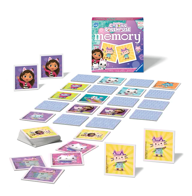 Produktbilde 2 for Gabby’s Dollhouse Mini memory® D/F/I/NL/EN/E Ravensburger