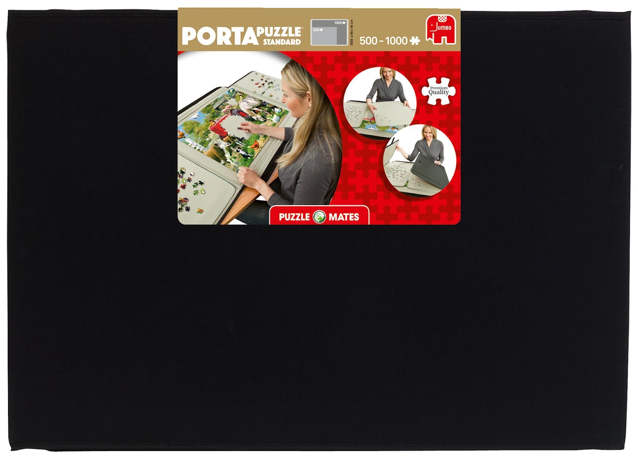 Produktbild för Pusselmatta Portapuzzle Standard upp till 1000 bitar, Jumbo
