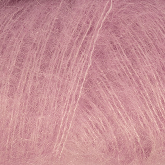 Kid-Silk Garn Mohair Silke 25 g mellomrosa 04 Drops