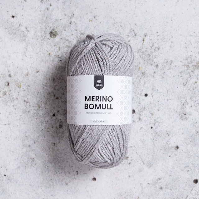 Merino Bomull 50 gr Harbor Mist (01) Järbo