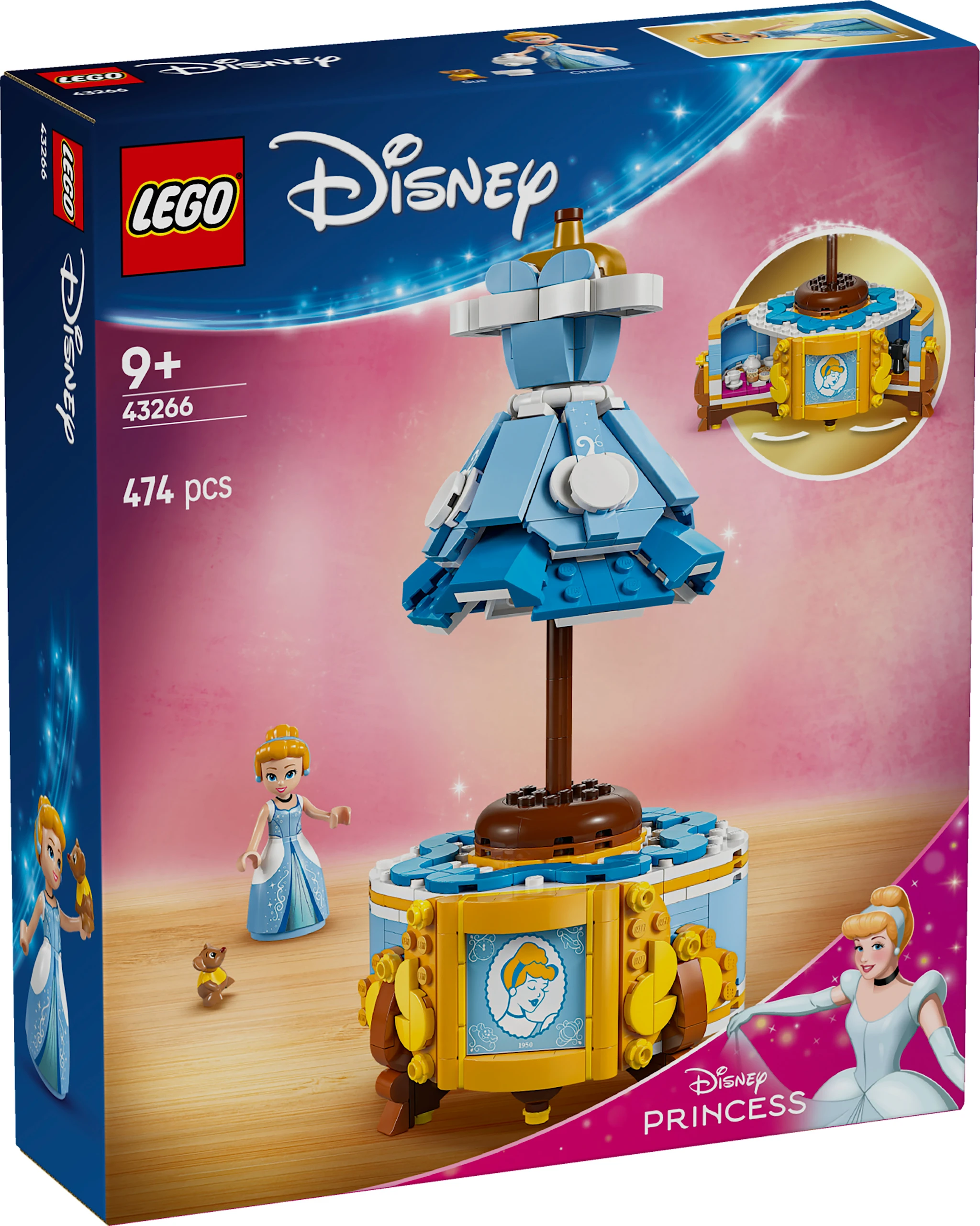 Produktbild för Askungens klänning LEGO® Disney Princess (43266)