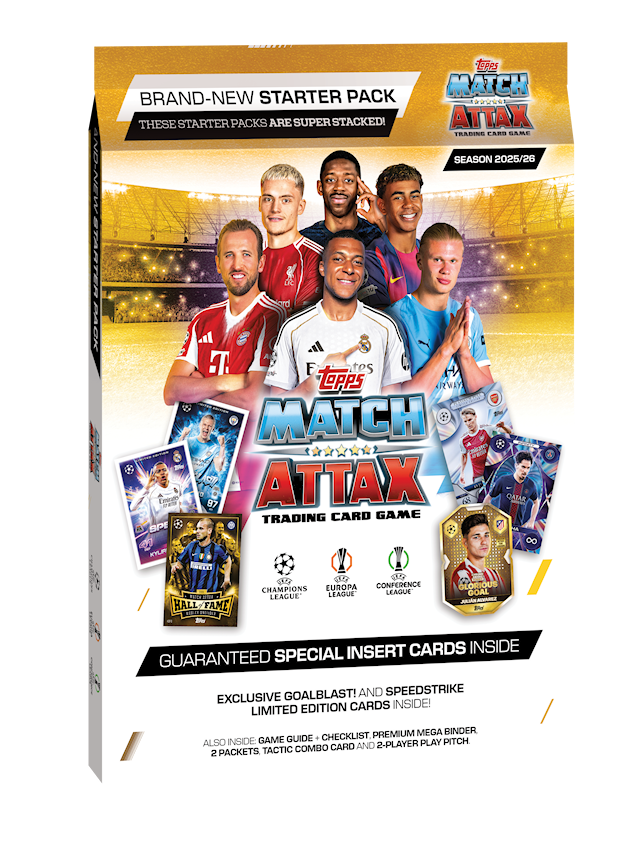 match Attax Champions League Starter Samlarkort 2025/2026 Pack Topps
