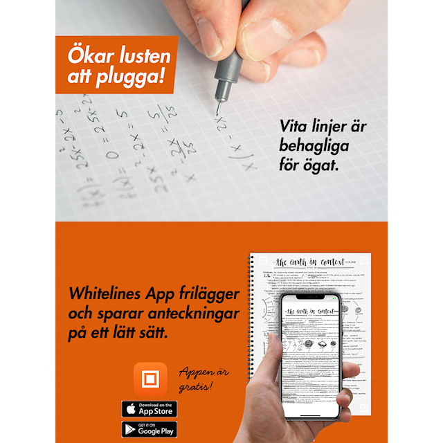 Produktbild 6 för Whitelines Revelations A4 Anteckningsblock Linjerad