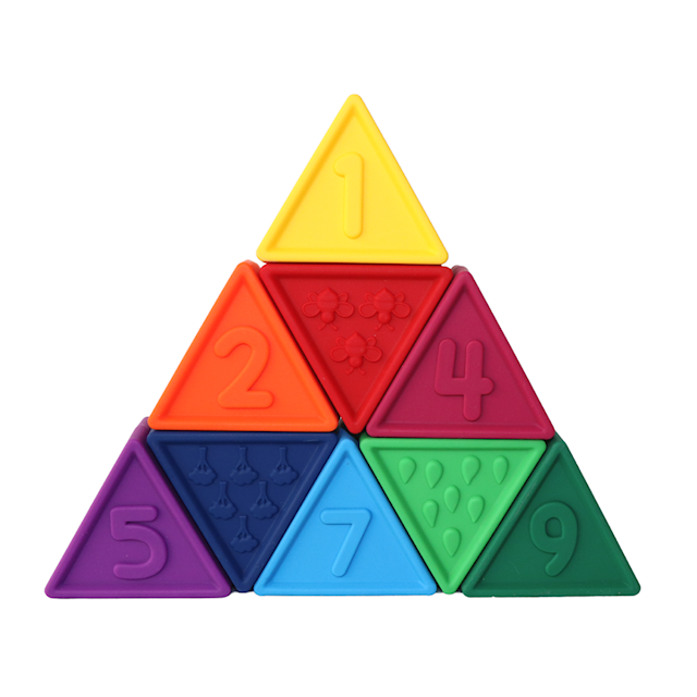 Tuotekuva 1 - Jellystone Designs Triblox Palikat Sateenkaari Janod