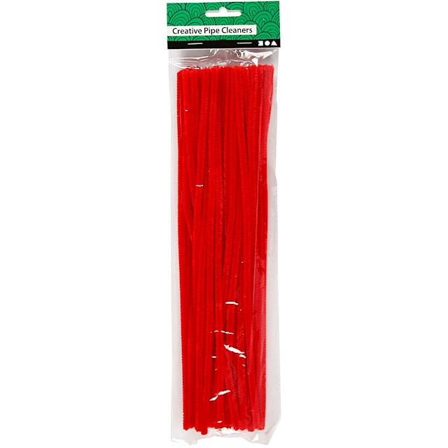 Tuotekuva 2 - Askartelupunos, Pit. 30 cm, paksuus 6 mm, punainen, 50 kpl/ 1 pkt