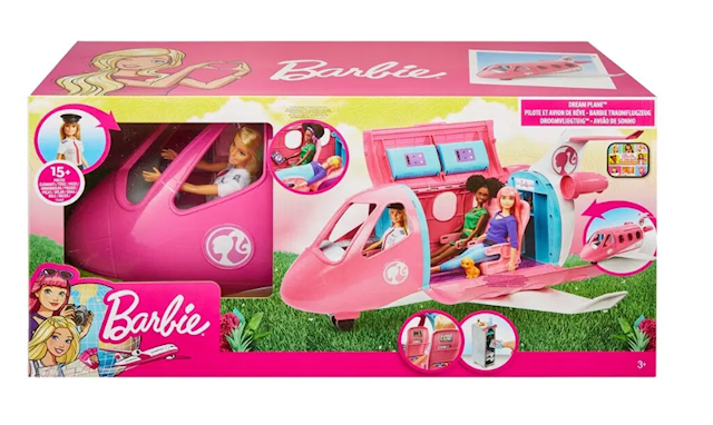Tuotekuva 5 - Barbie Dreamplane ja muotinukke leikkisetti