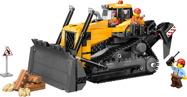 Produktbild 2 för Gul bulldozer LEGO® City (60466)