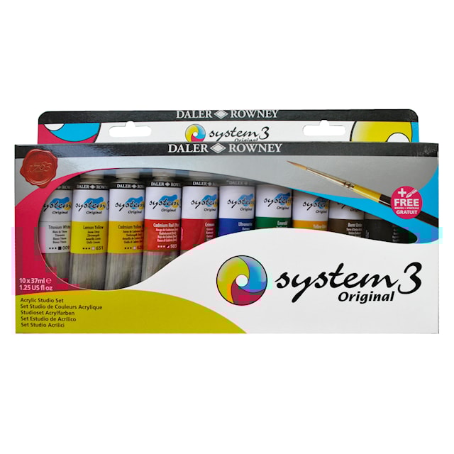 Tuotekuva 1 - System3 Acrylic Studio Set 10x37 ml